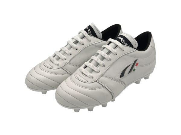 Scarpe Calcio Bambini Artigianali Made In Italy Modello Classic Junior Bianco Danese Calzature Monopoli