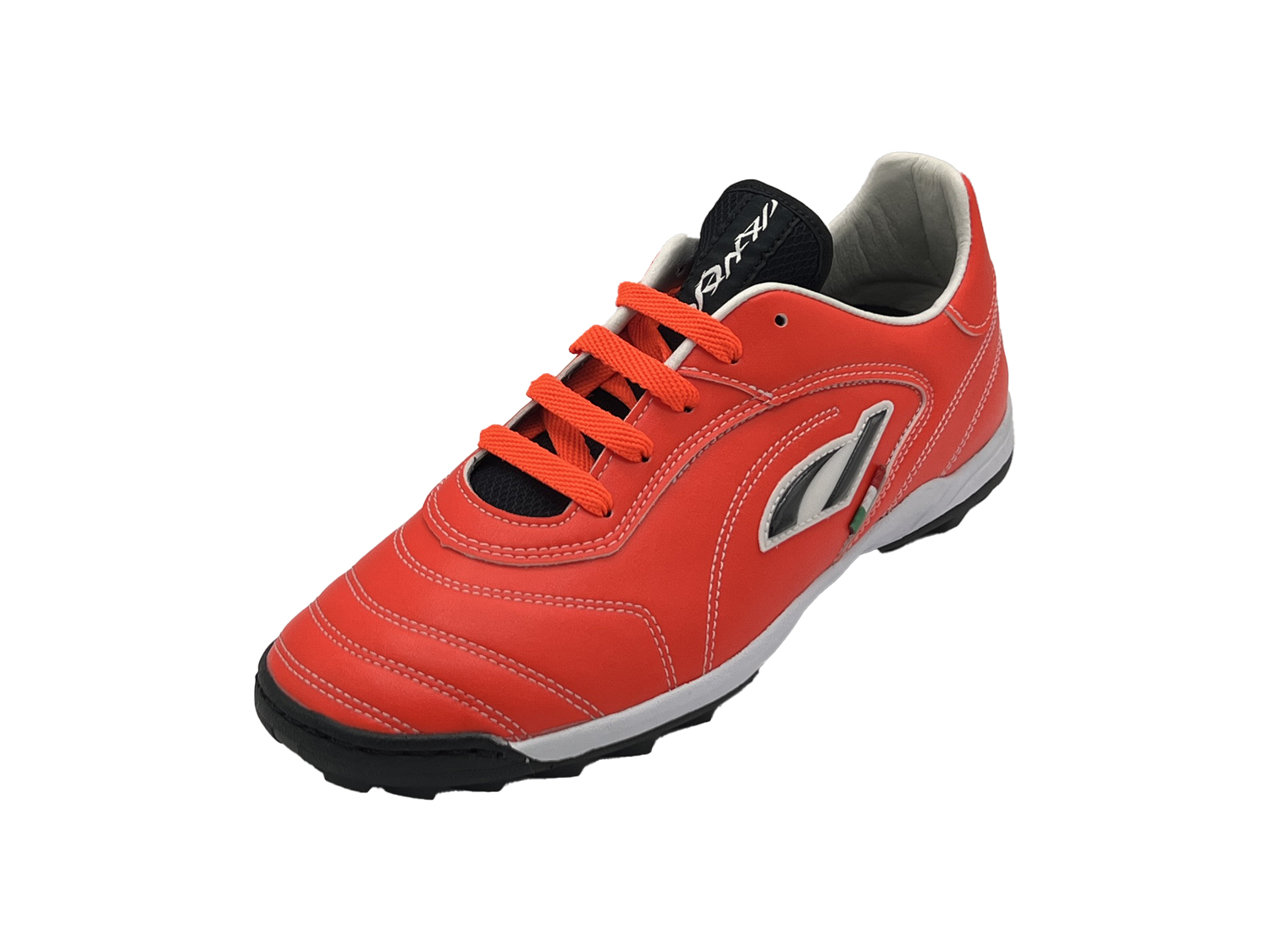 Scarpe Calcetto Artigianali Made In Italy Modello Energy Arancio Fluo Danese Calzature Monopoli