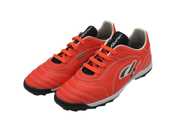 Scarpe Calcetto Artigianali Made In Italy Modello Energy Arancio Fluo Danese Calzature Monopoli