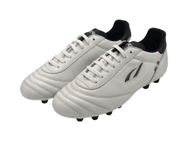 Scarpe Calcio Artigianali Made In Italy Modello ITALIA Cup Bianco Danese Calzature Monopoli